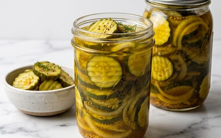 Pickles Courgettes Rapides Pain & Beurre Faciles